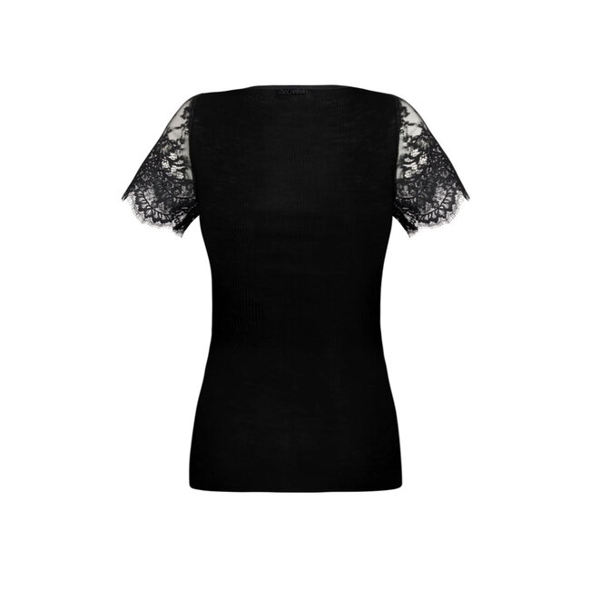 Lise Charmel Kleiding Plaisir Caresse luxury V-neck T-shirt s/slv ANJ9110