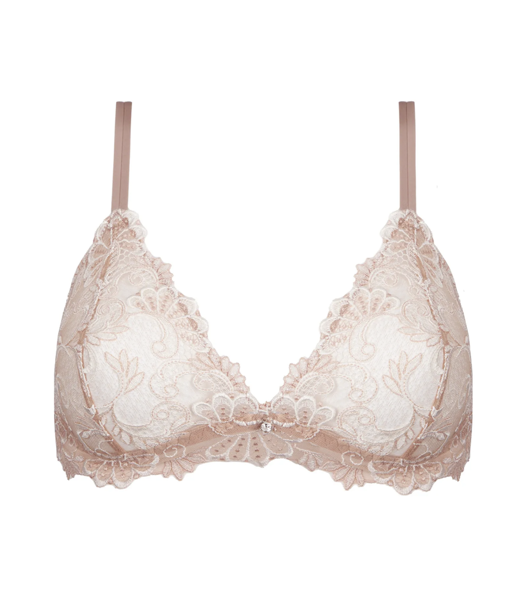 LISE CHARMEL DRESSING FLORAL NUISETTE BLEU