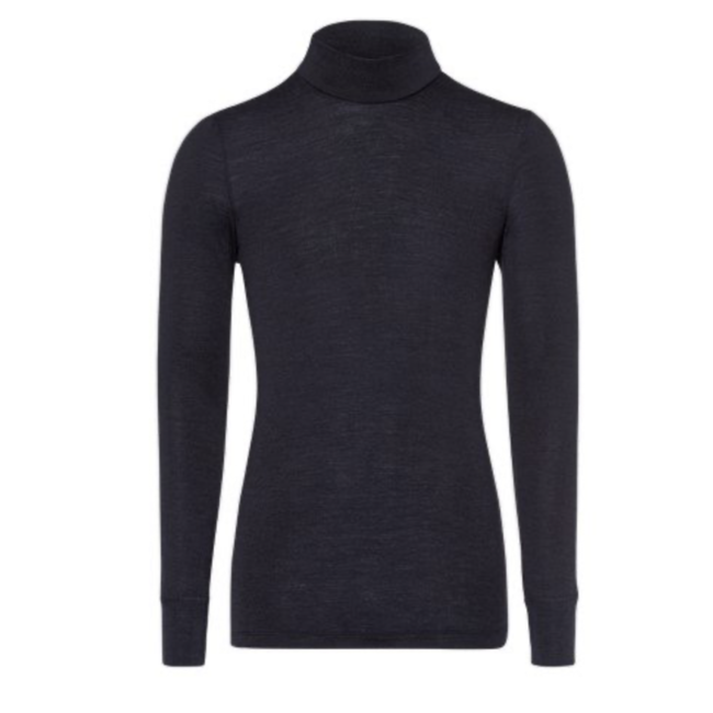 Hanro Männer Ski Wäsche Rollkragenpullover schwarz 073403