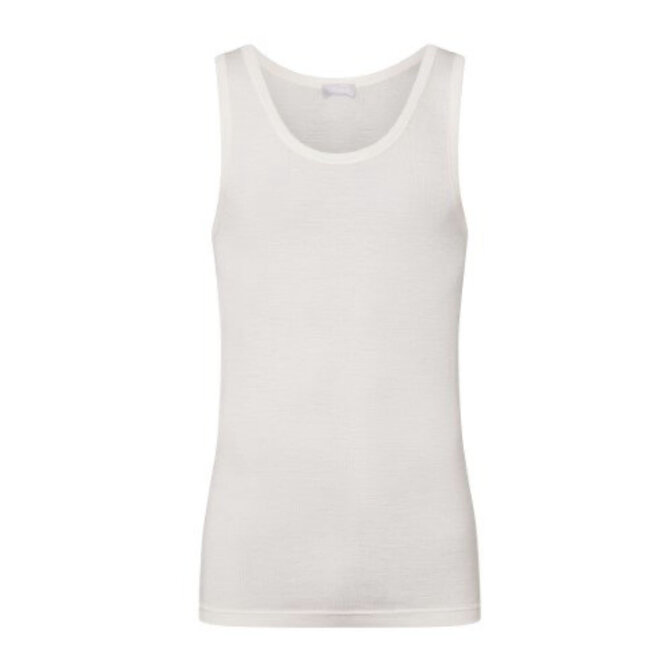 Hanro Men's Ski Underwear Wool & Silk Tanktop Cygne 073400