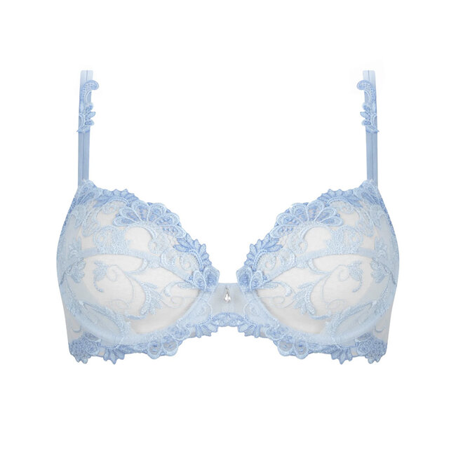 Lise Charmel Dressing Floral Underwired Bra Blue | Luxury Lingerie ACC6088