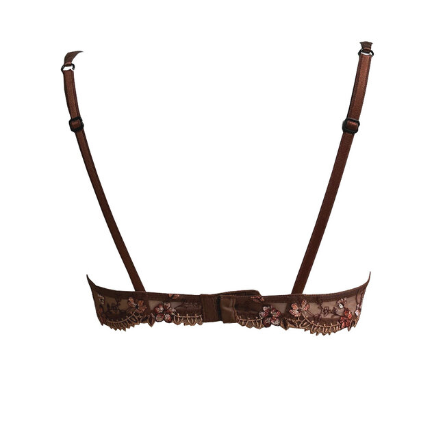 Lise Charmel lingerie  Marron et Fleur Balconnet BH  bruine ACC3097