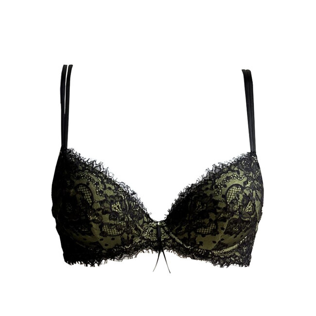AMBRA AMBRA Lingerie Brigitte Push up BH donker groen 0258