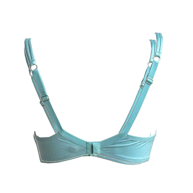 AMBRA Lingerie Titanium Balcony Bra aqua blue 0432