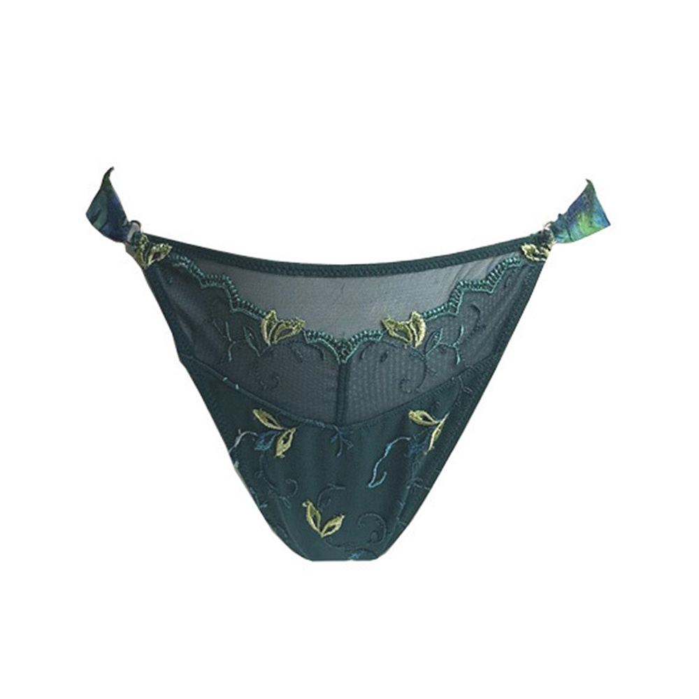 Lise Charmel lingerie Grace Aquatique String Sexy Floral Aqua ACH0593 afbeelding