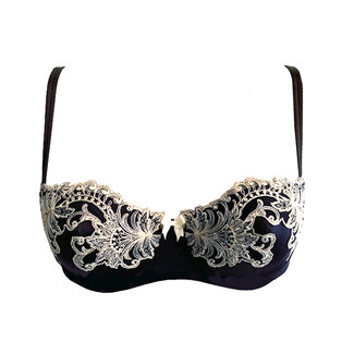 AMBRA Dessous BH's Titanium Balconette BH blau 0432