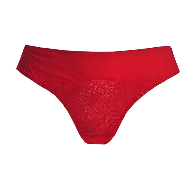 Parah  Parah lingerie dames zijden Brazilian rood H 4020