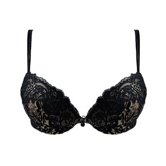 AMBRA AMBRA  DARK/DEEP NUDE Oil-push Bra black/brown 0956