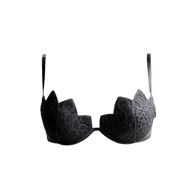 Parah  Parah Dessous BHs Makramé Push-up  BH grau