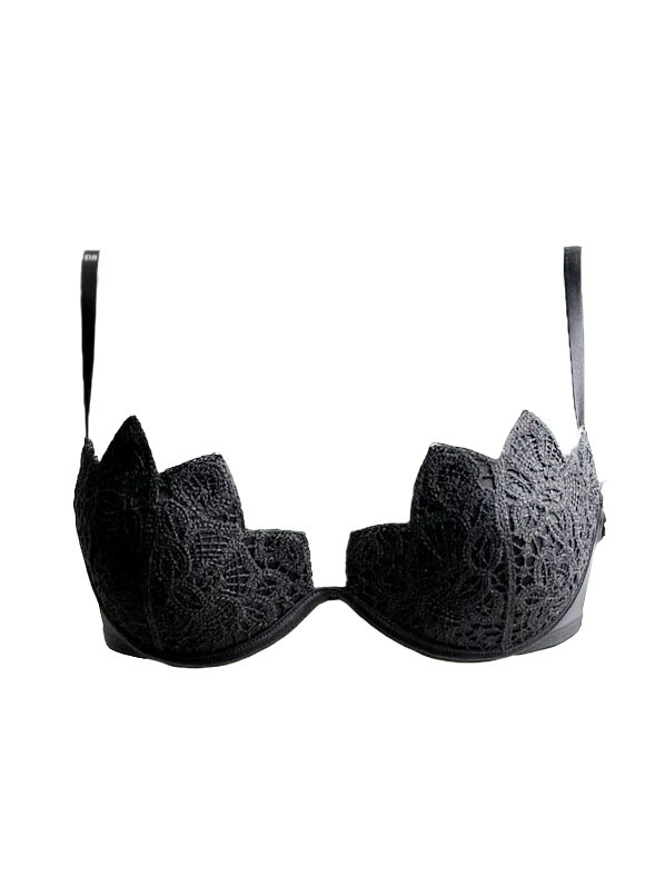 Parah Lingerie BH&apos;s Macramé Push-up BH grijs afbeelding