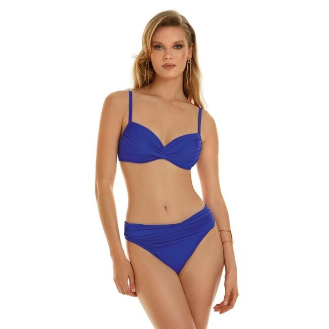 Bad & Beach Roidal BIKINI Top ALEXIA/ Slip ROMINA Blue reflex
