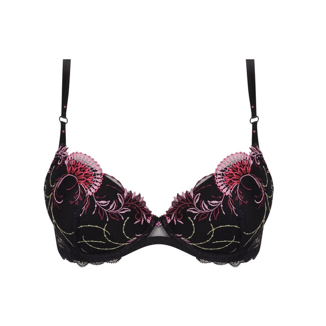 Lise Charmel Lise Charmel Lingerie Floraison Passion Zwart/Roze ACH8586