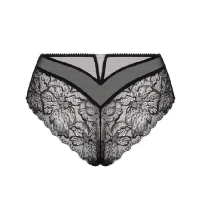 Lise Charmel Lingerie Floraison Passion High Slip  black pink ACH1986