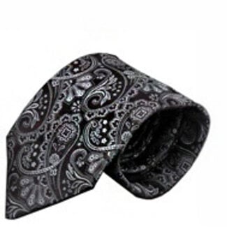 Volare Collection Grey silk necktie  VC55