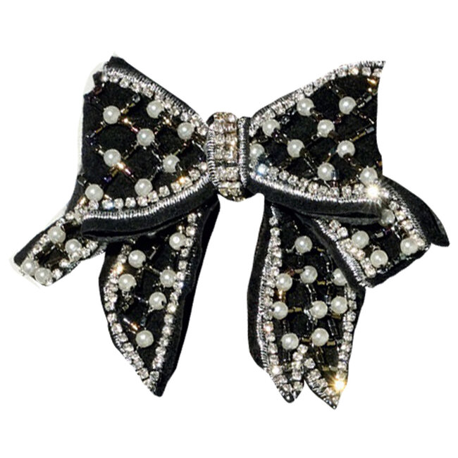 Girardi Girardi BROCHE  'Filippa'  |  Strik met 'parels' en Strass
