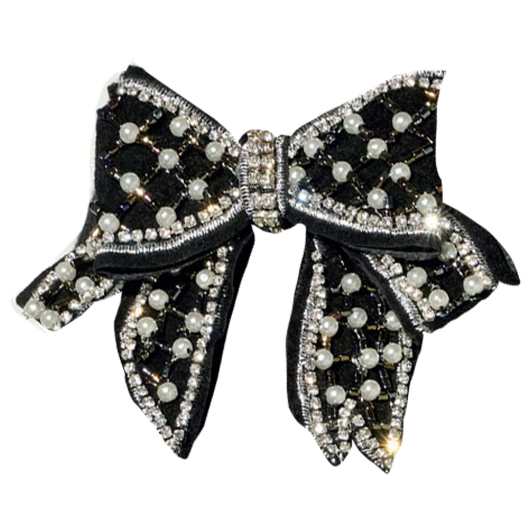 Girardi BROCHE &apos;Filippa&apos; | Strik met &apos;parels&apos; en Strass afbeelding