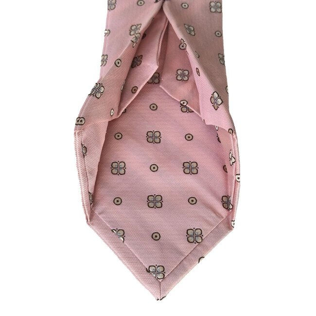 Massimo Valeri Pink7-fold neck- tie  MV67
