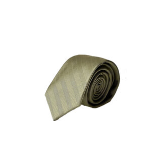 Volare Collection Volare Collection Groene stropdas met ingeweven strepen VC105