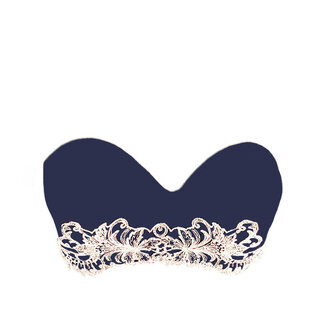 AMBRA  Lingerie BH's Titanium Strapless BH Blauw 0430