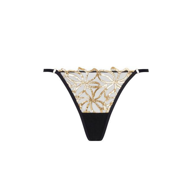 Lise Charmel Eclats d' Or Mini String/ Tanga  schwarz/gold ACJ0929