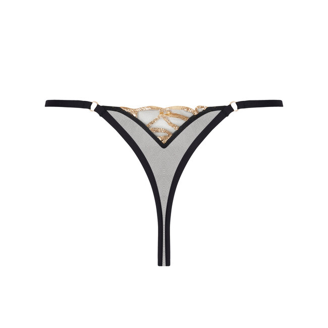 Lise Charmel  Eclats d' Or Mini String/ Tanga  zwart/goud ACJ0929