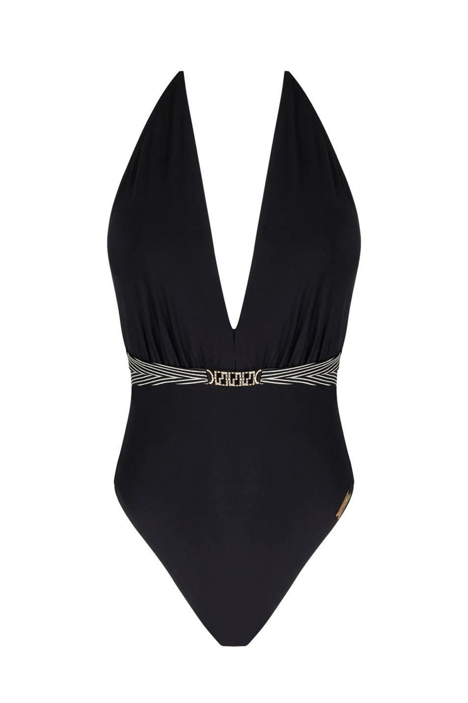 Lise Charmel Horizon Boreal Sexy Halter Badpak Zwart/Goud ABB9784 afbeelding