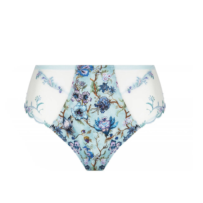 Lise Charmel Dessous Reve en Fleurs Hoher Slip Hellblau mit Blumendruck ACJ0343