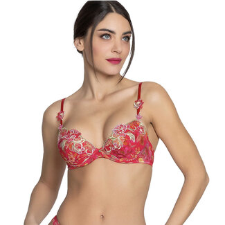 Lise Charmel Lise Charmel Dessous  Foret Rubis Push-up BH rot  ACJ8517
