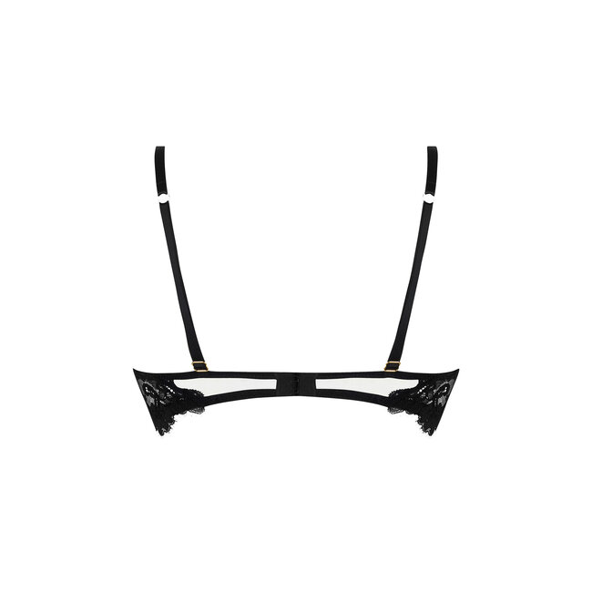 Lise Charmel lingerie Desirs De Venise Balcony Bra Black ACJ3035