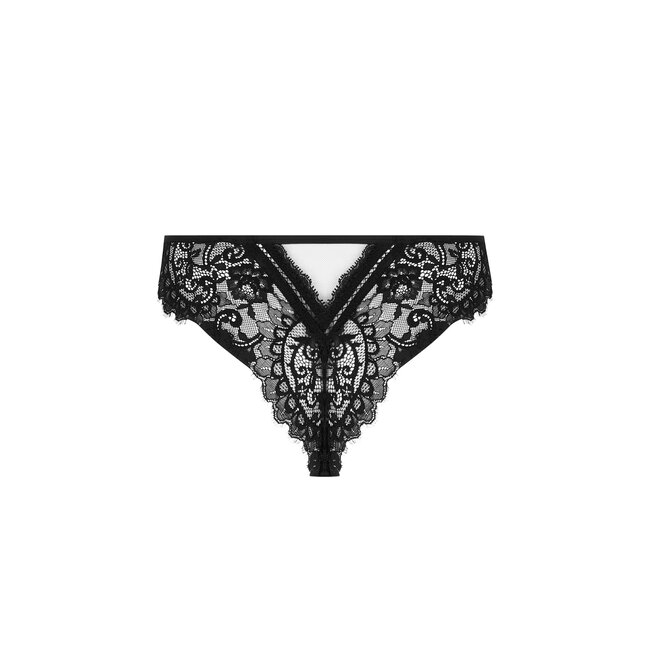 LIse Charmel lingerie Desirs De Venise Tanga Glamour zwart ACJ0035