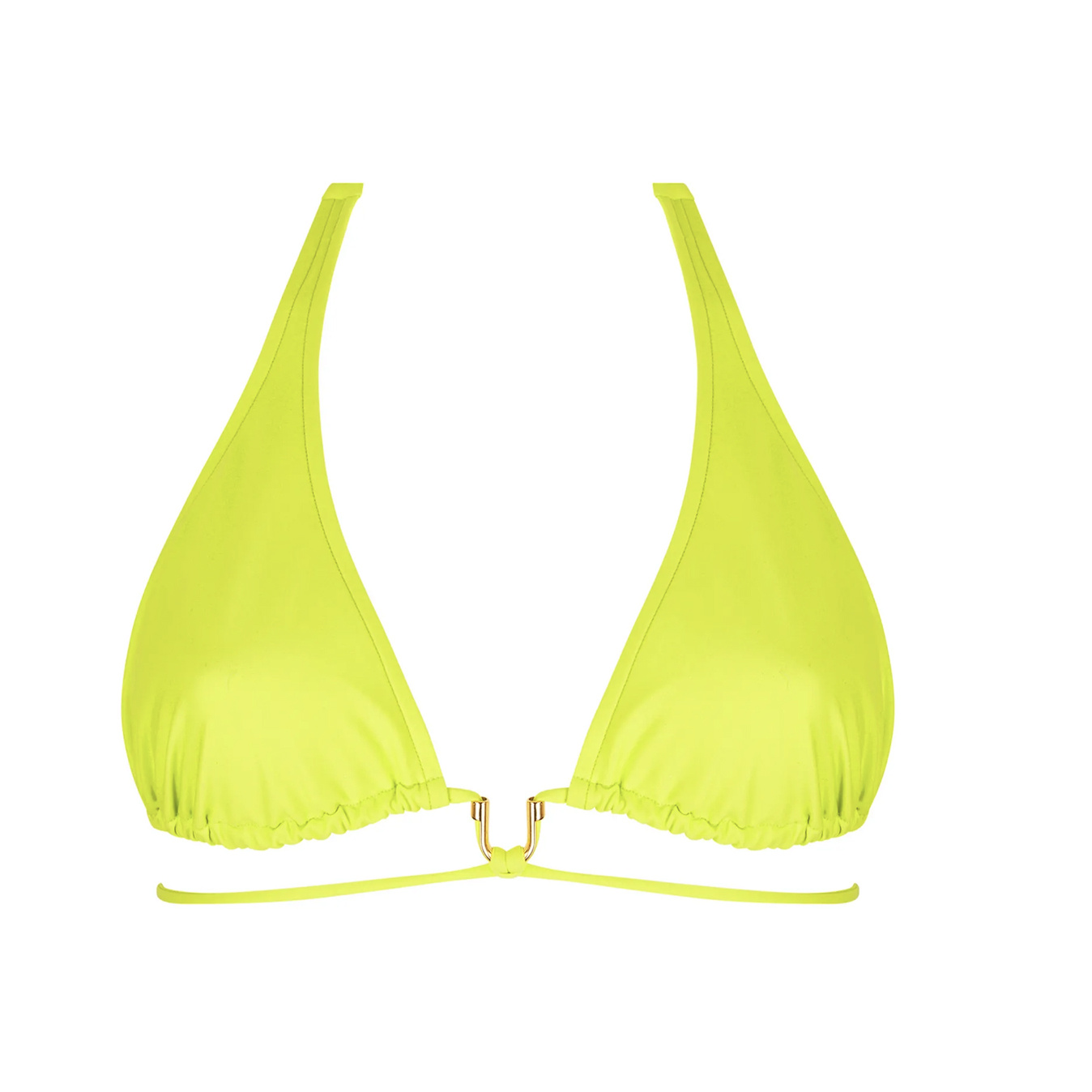 Lise Charmel Badmode Classe Nautique Triangel Bikini Top geen beugels geel ABB2080 afbeelding