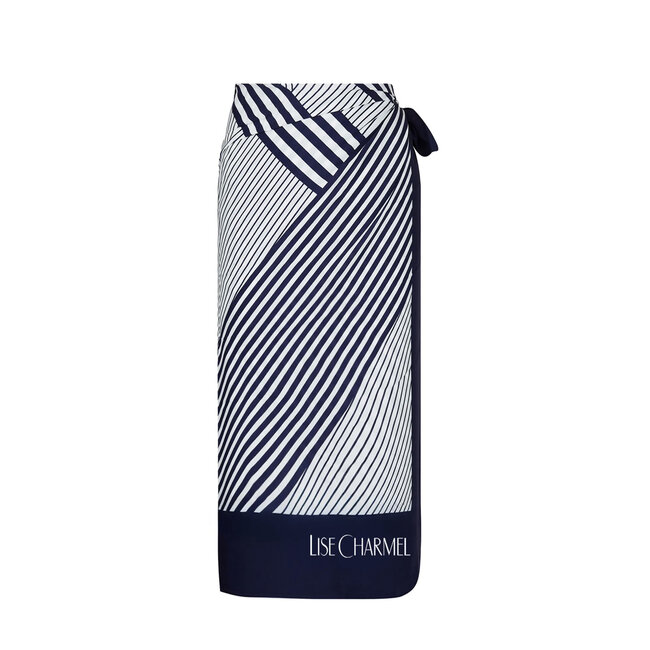 Lise Charmel Beachwear Pareo Rayure En Ligne blau/weiß ASB6085