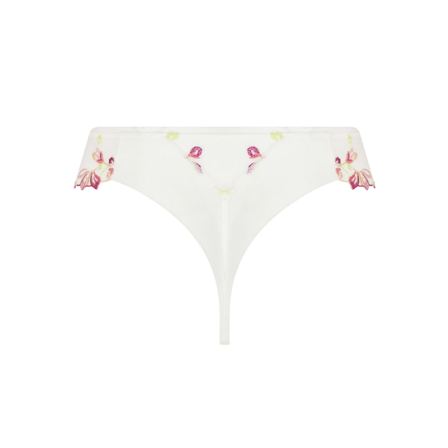 Lise Charmel Lingerie Folie d Ete String  met meerkleurige broderie ACJ0031