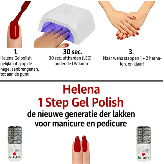 Helena Melmer - 1-Schritt-Gel-Polish Starter kit + 1 Farbe