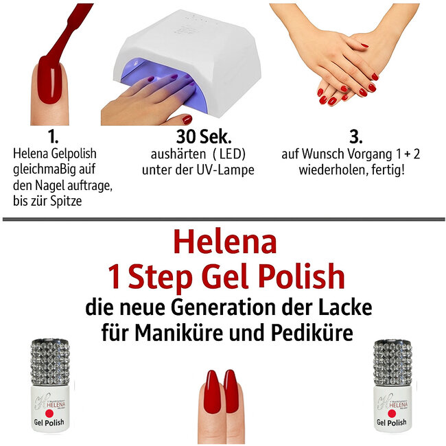 Helena Melmer - 1 Stap Gelpolish Starter Kit + 1 Kleur