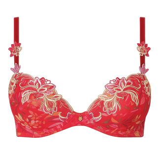 Lise Charmel Lise Charmel Dessous  Foret Rubis Push-up BH rot  ACJ8517