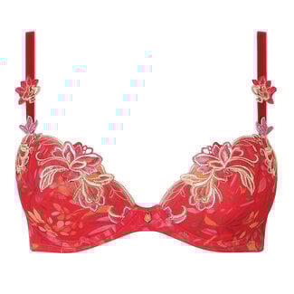 Lise Charmel Lise Charmel lingerie Foret Rubis Push-up BH rood ACJ8517
