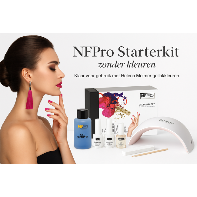 NFPro Starter Kit – Luxe basisset voor gelnagels met LED-lamp