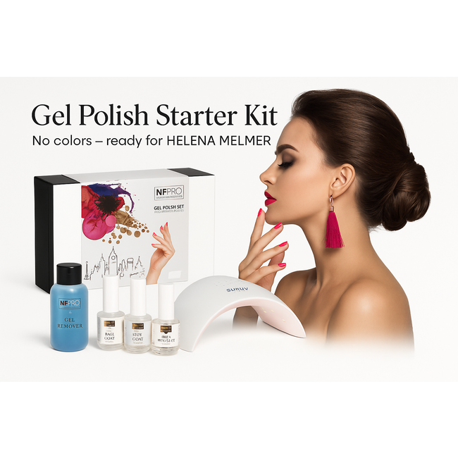 NFPro Starter Kit – Luxe basisset voor gelnagels met LED-lamp