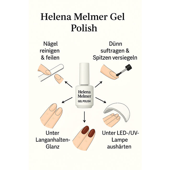 Helena Melmer - 1 Stap Gelpolish Starter Kit + 1 Kleur