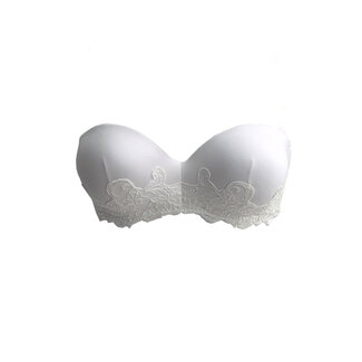 AMBRA Dessous-BHs Platin Trägerloser BH Elfenbein 0330