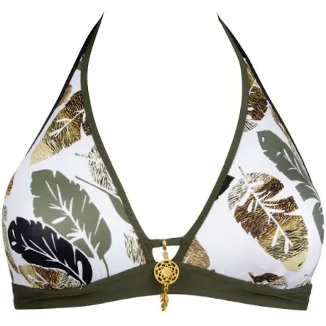 Lise Charmel Bad Legerete de Plumes bikini wit/groen ABB2052