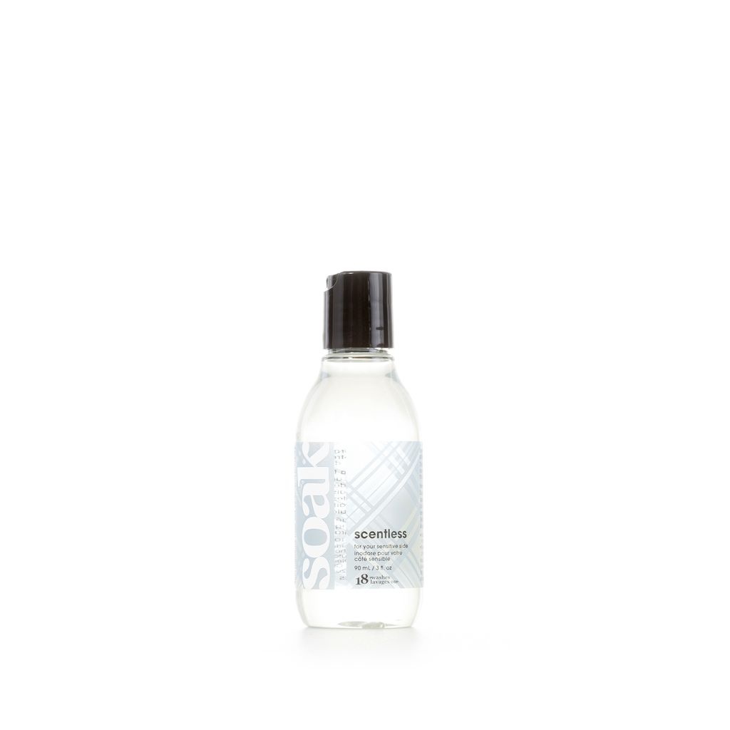 Soak Scentless 90 mL - Geurloos wasmiddel, reisformaat