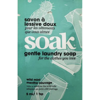 Soak Wild Mint Laundry Wash 5ml – 1 Sachet 5ml | Delicate Care