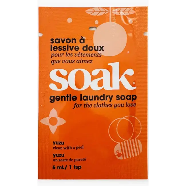 Soak Yuzu  Waschmittel 5ml– 1 Beutel 5 ml | Delicate Care