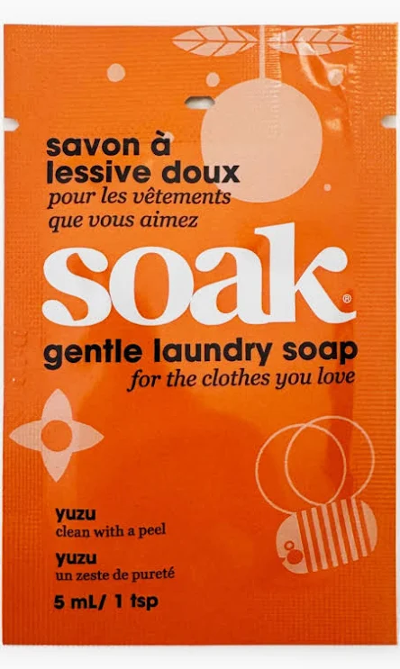 Soak Yuzu Wasmiddel 5ml - 1 Zakje 5ml | Delicate Care