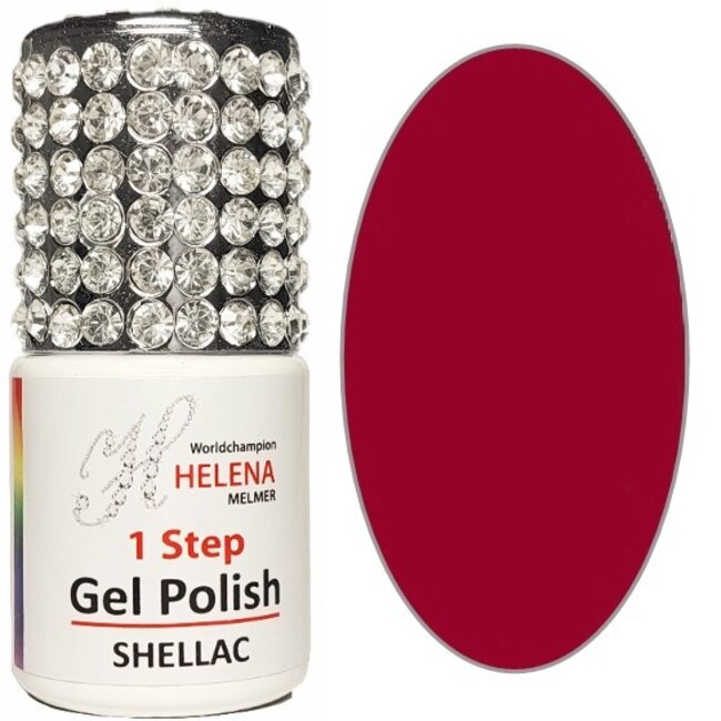 Helena Melmer Gel Varnish 41 - Bluish Red, Solid Finish