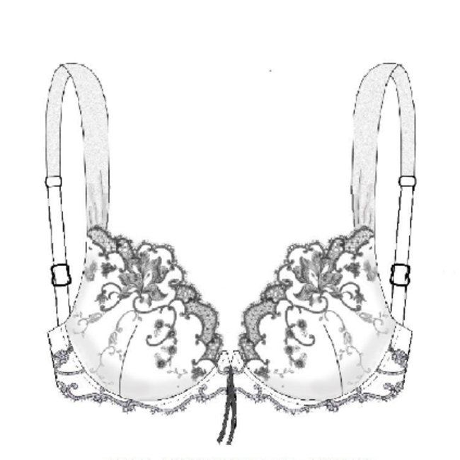 AMBRA ROMA Push-up Bra Magenta 0348 – Sexy & Elegant