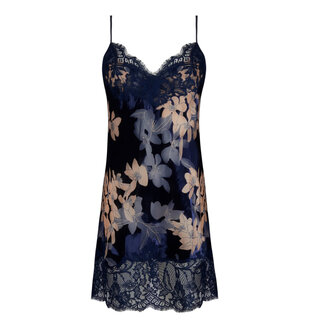 Lise Charmel Éclat Couture Nightdress – Blue Brown Velvet ALJ1073