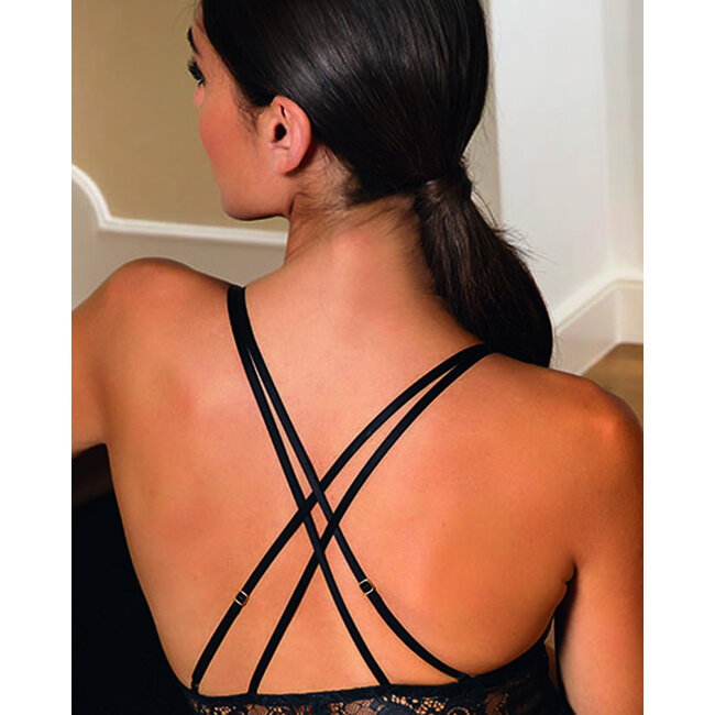 Lise Charmel Diva Glamour Nightdress Black Lace ALJ1275